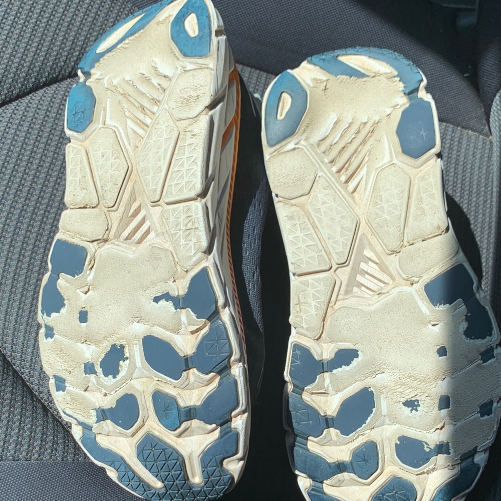 Hoka Clifton 7 Navy Blue Running Training Shoes Sz 9 Athleisure Comfortable - Picture 8 of 11